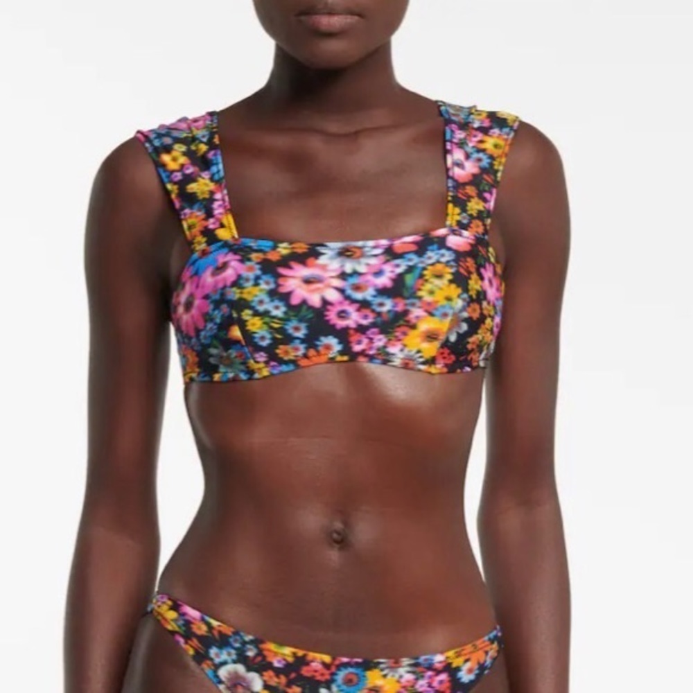 Stella McCartney floral bikini top